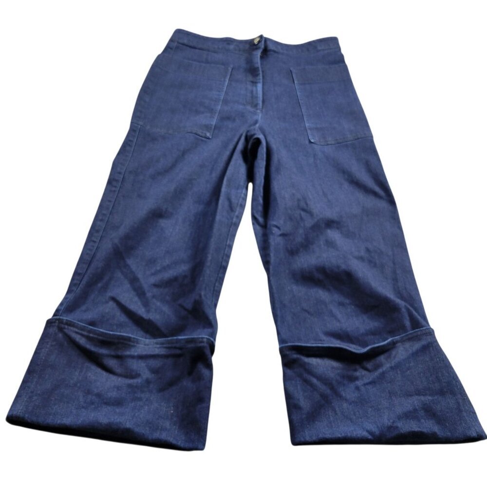 Kate Spade NY Jeans Women's 6 Dark Wash Cropped Cuffed Pockets